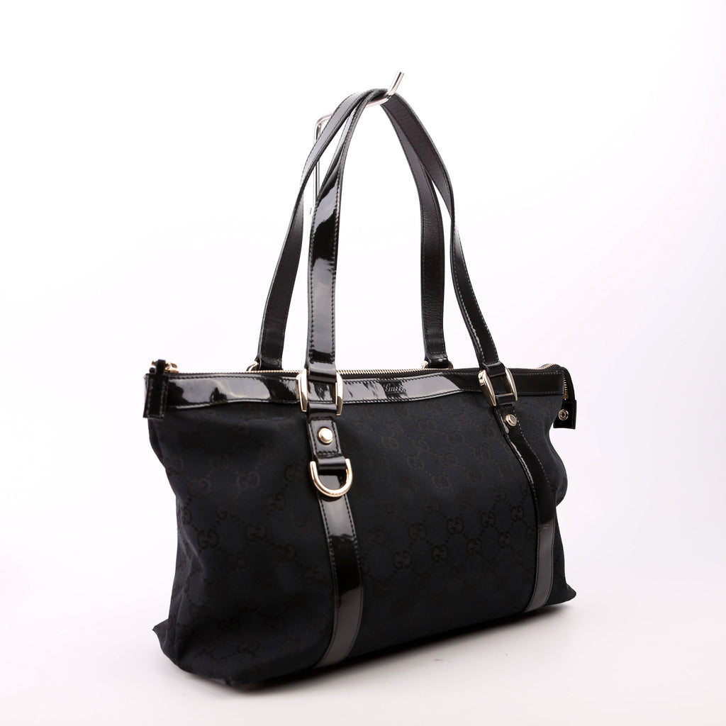 Gucci 141470 GG Canvas Abbey Tote