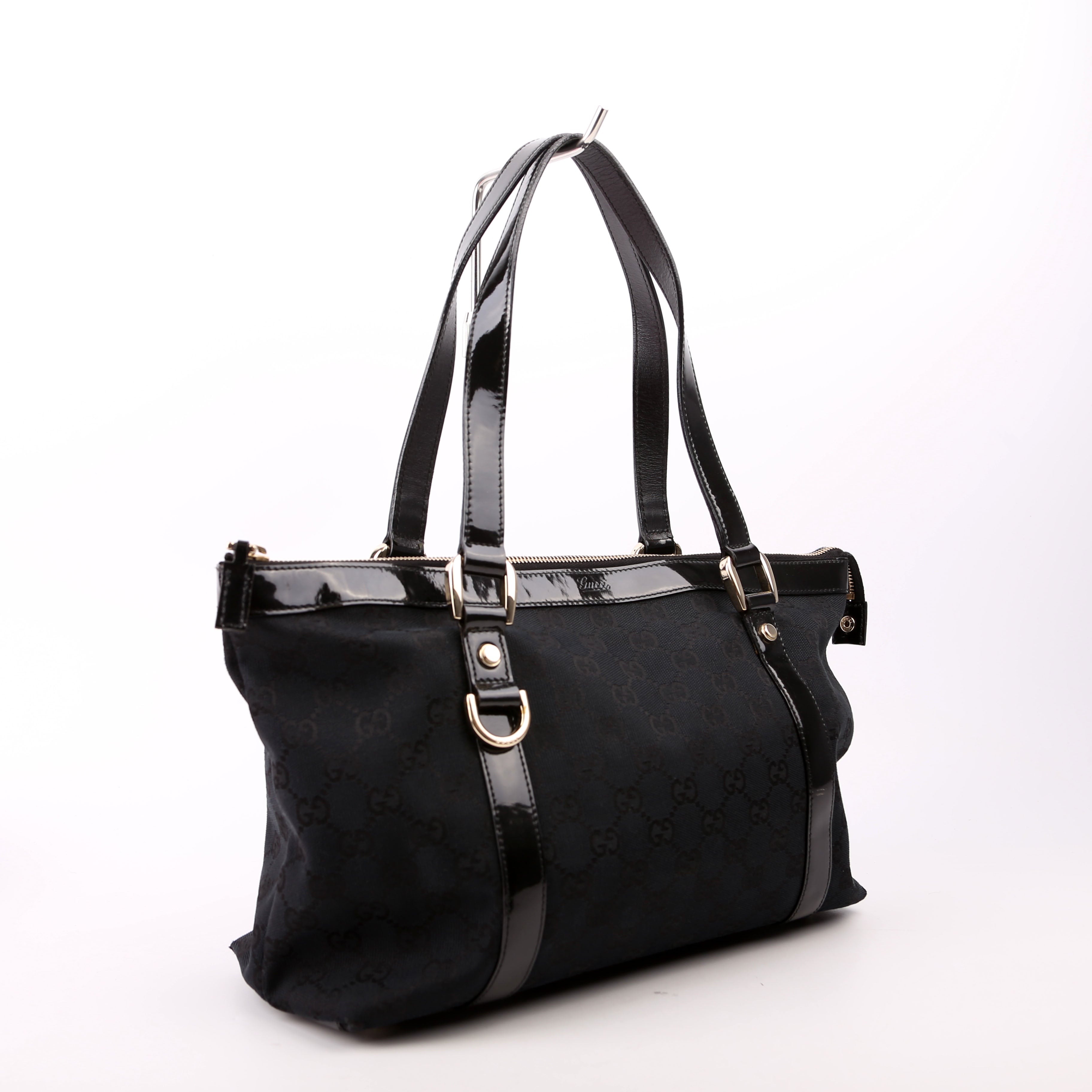 Gucci 141470 GG Canvas Abbey Tote