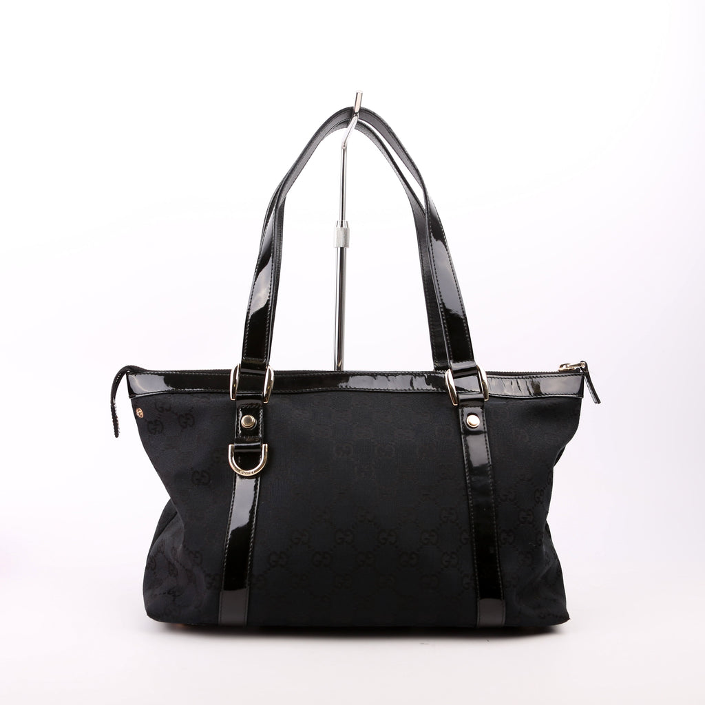 Gucci 141470 GG Canvas Abbey Tote