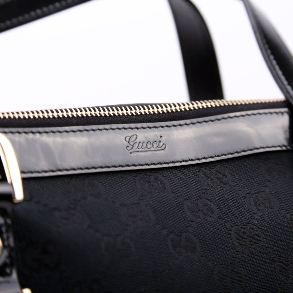 Gucci 141470 GG Canvas Abbey Tote