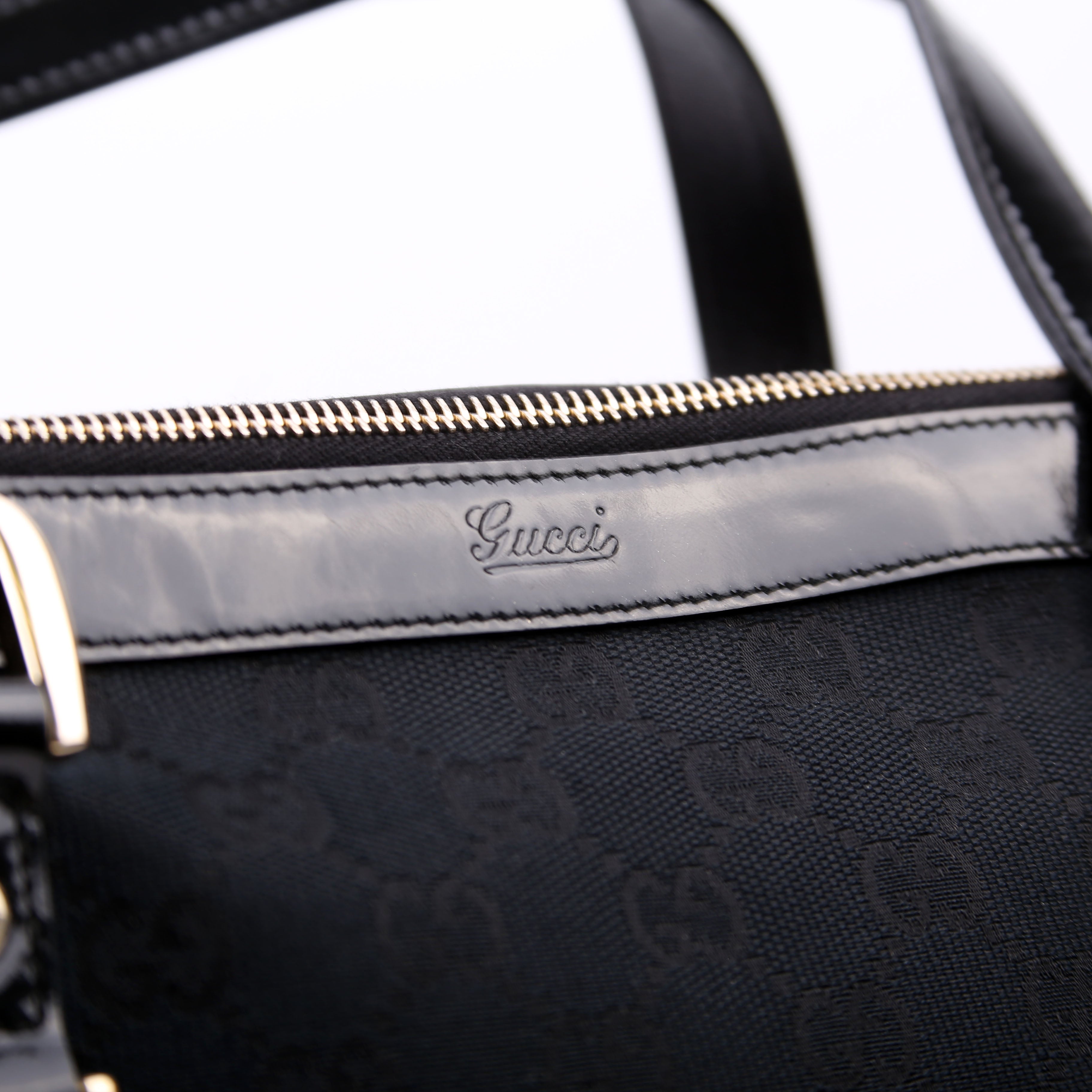 Gucci 141470 GG Canvas Abbey Tote