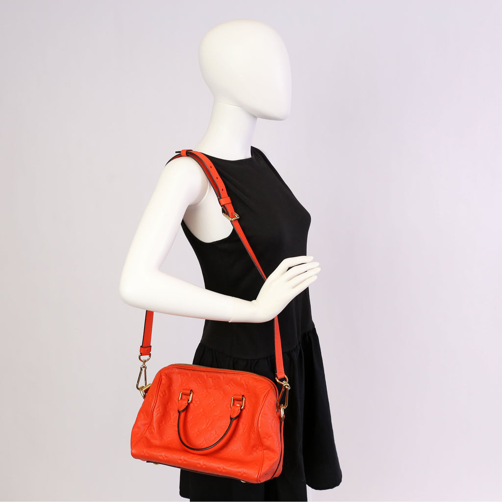 Speedy 25 Bandouliere Empreinte Orange