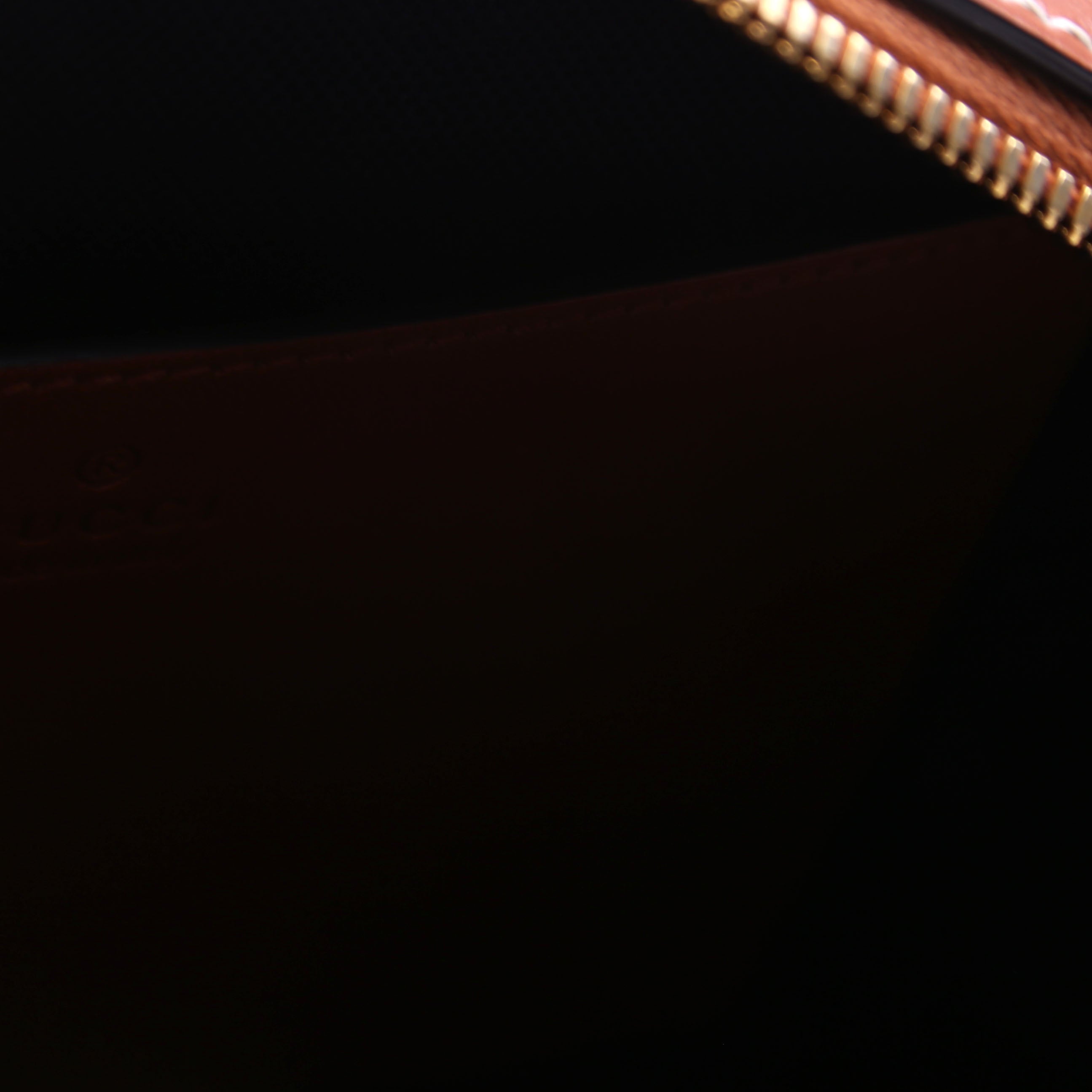 671625 GG Wool/Calfskin Script Patch Shoulder