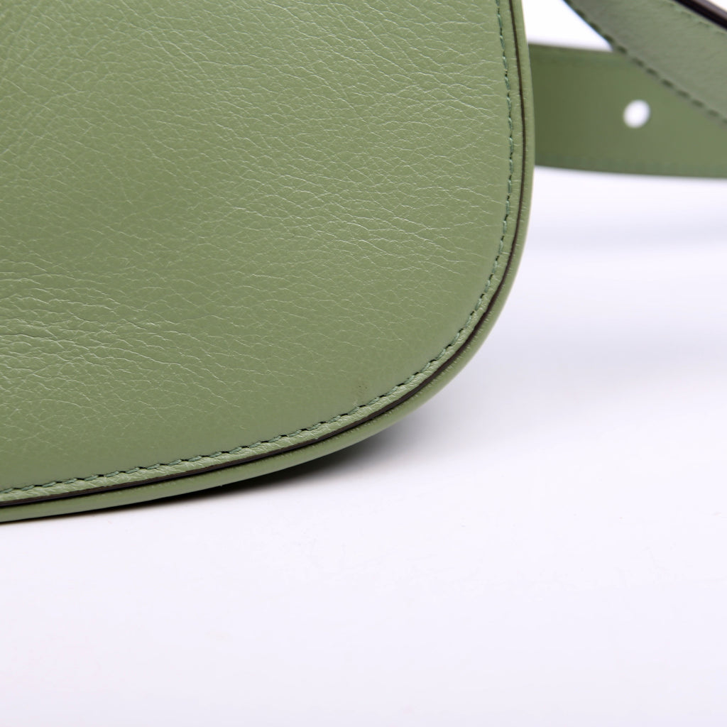Gucci 699268 Blondie Leather Shoulder Bag Green