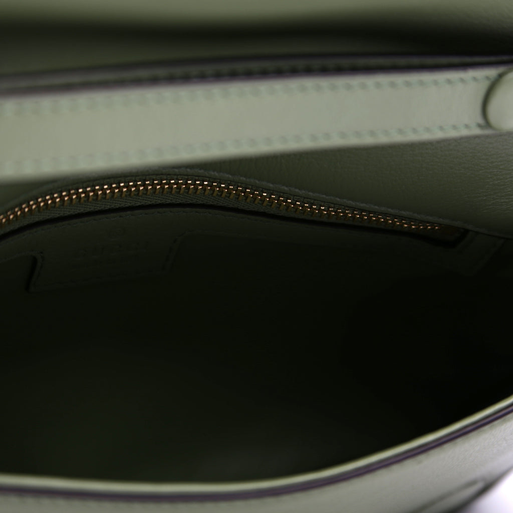 Gucci 699268 Blondie Leather Shoulder Bag Green
