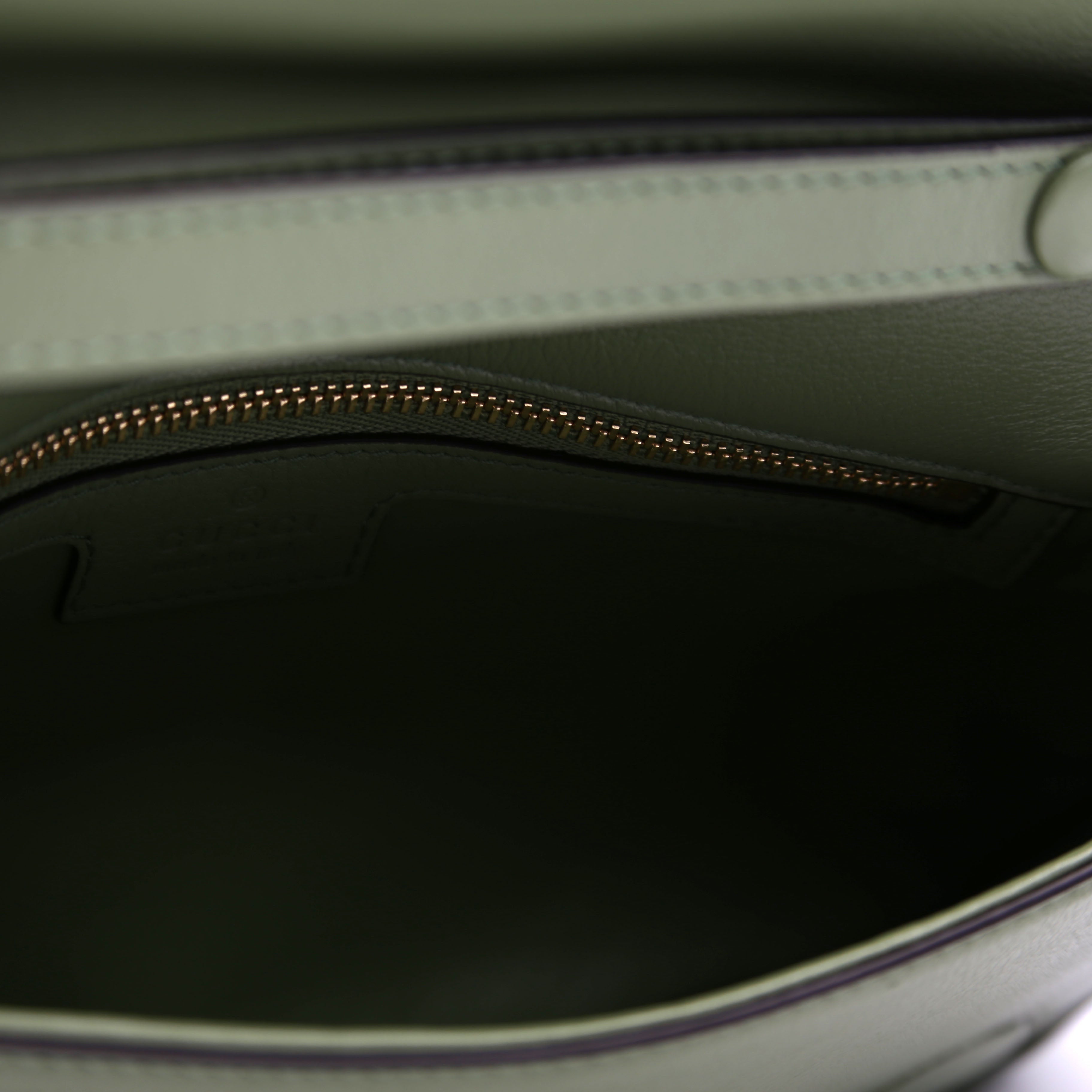 Gucci 699268 Blondie Leather Shoulder Bag Green