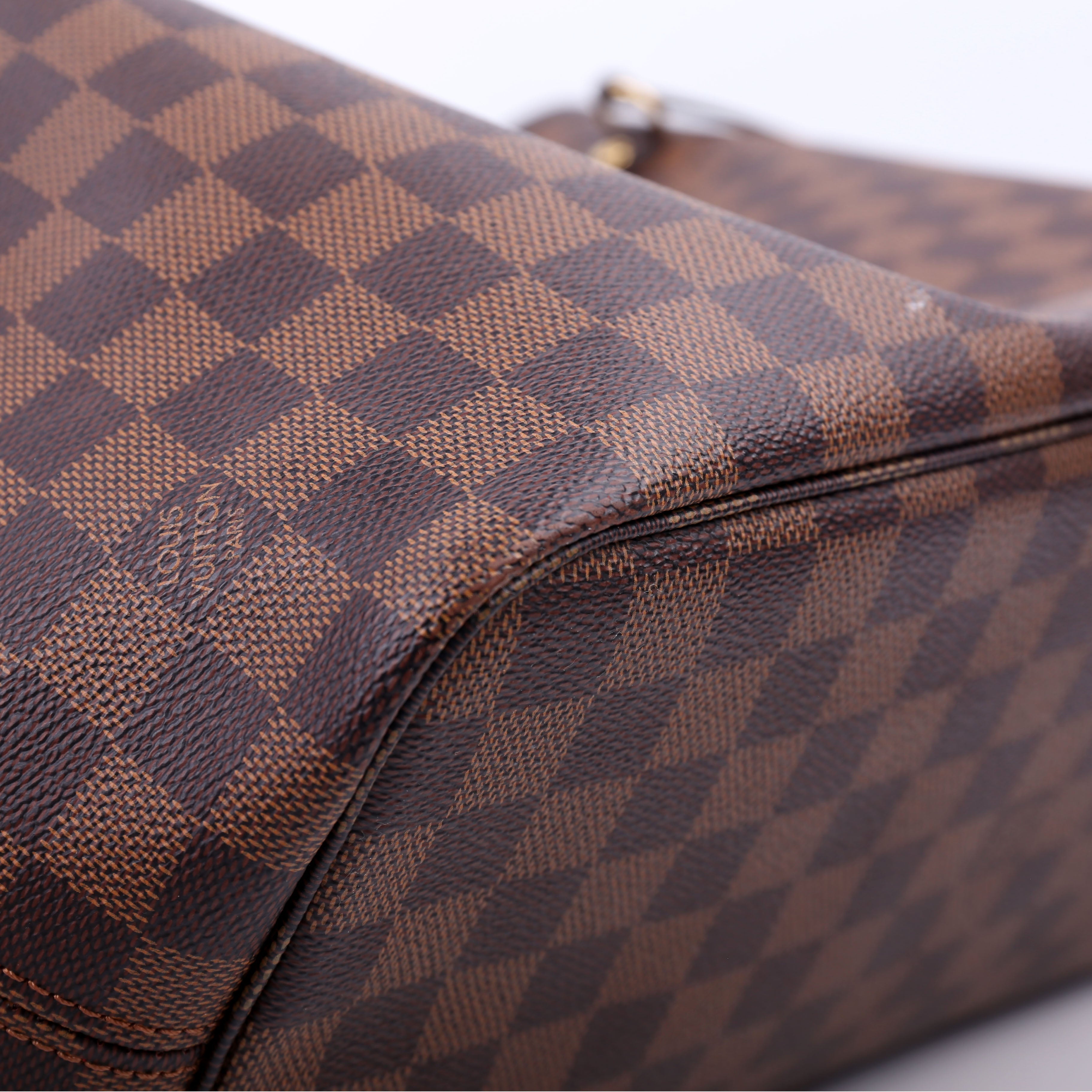 Neverfull With Wallet MM Damier Ebene Red
