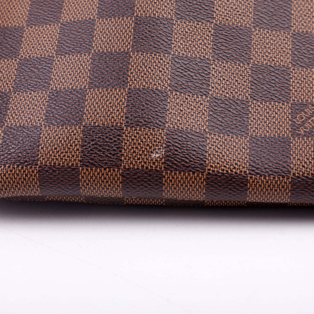 Neverfull With Wallet MM Damier Ebene Red