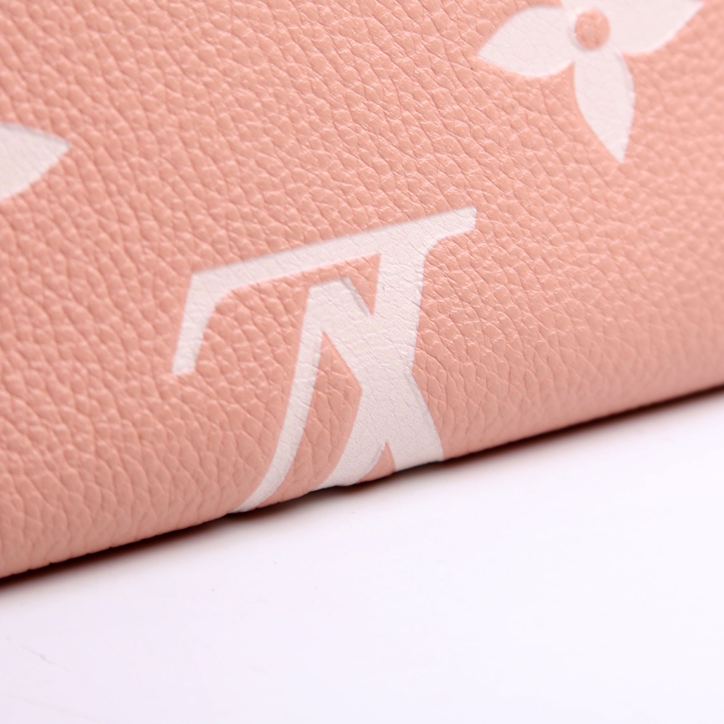 Victorine Wallet Bicolor Empreinte Pink