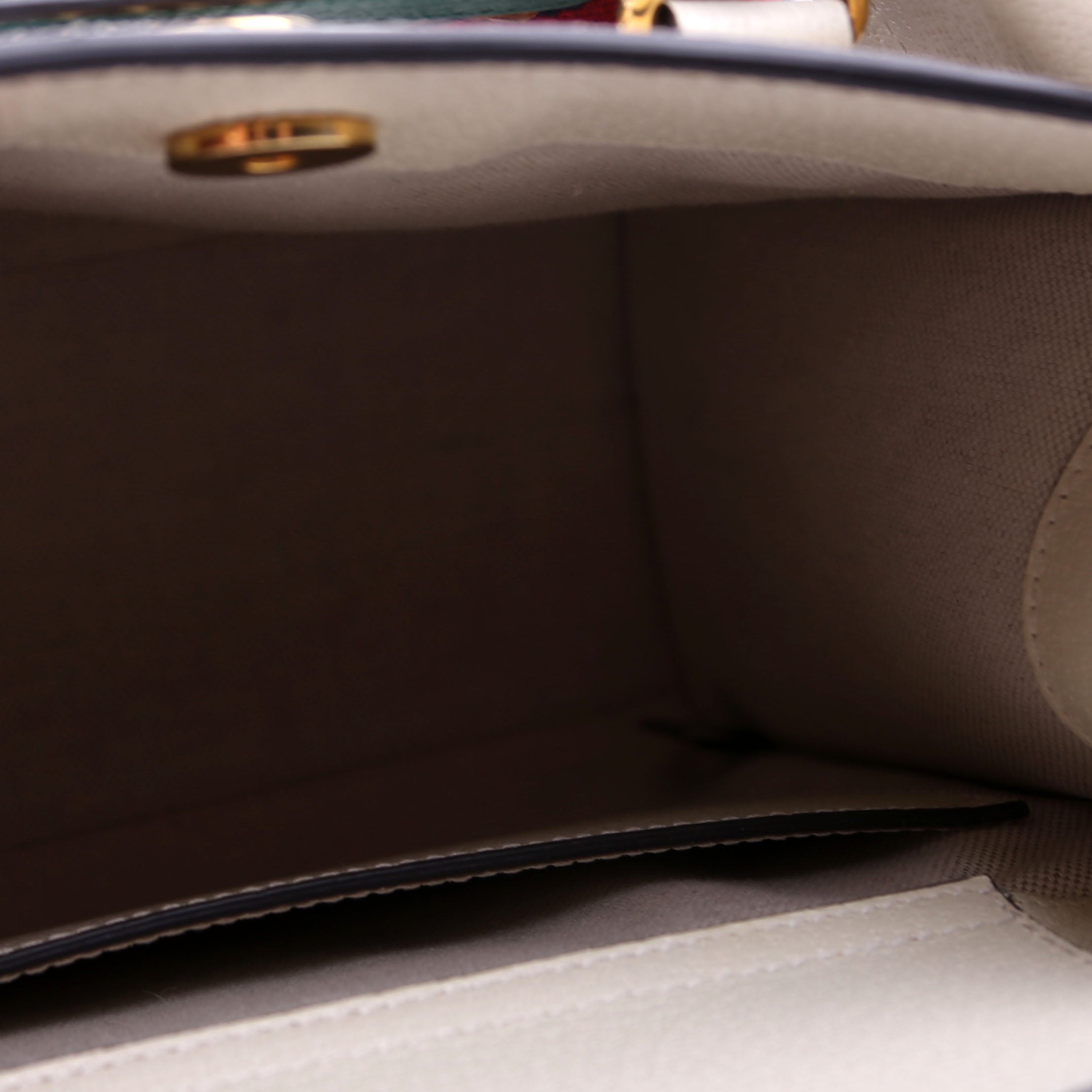 Gucci 660195 Jumbo GG Canvas Diana Small Tote White