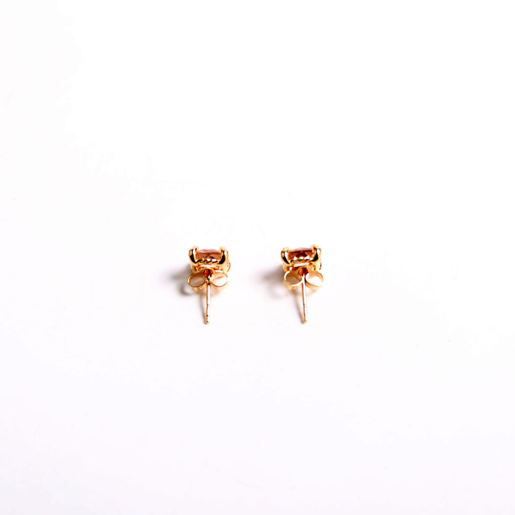 Chatelaine Studs Morganite Diamonds 750