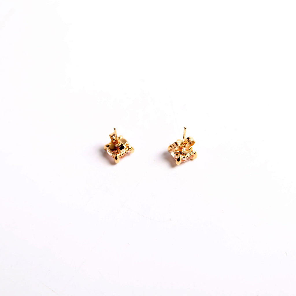Chatelaine Studs Morganite Diamonds 750