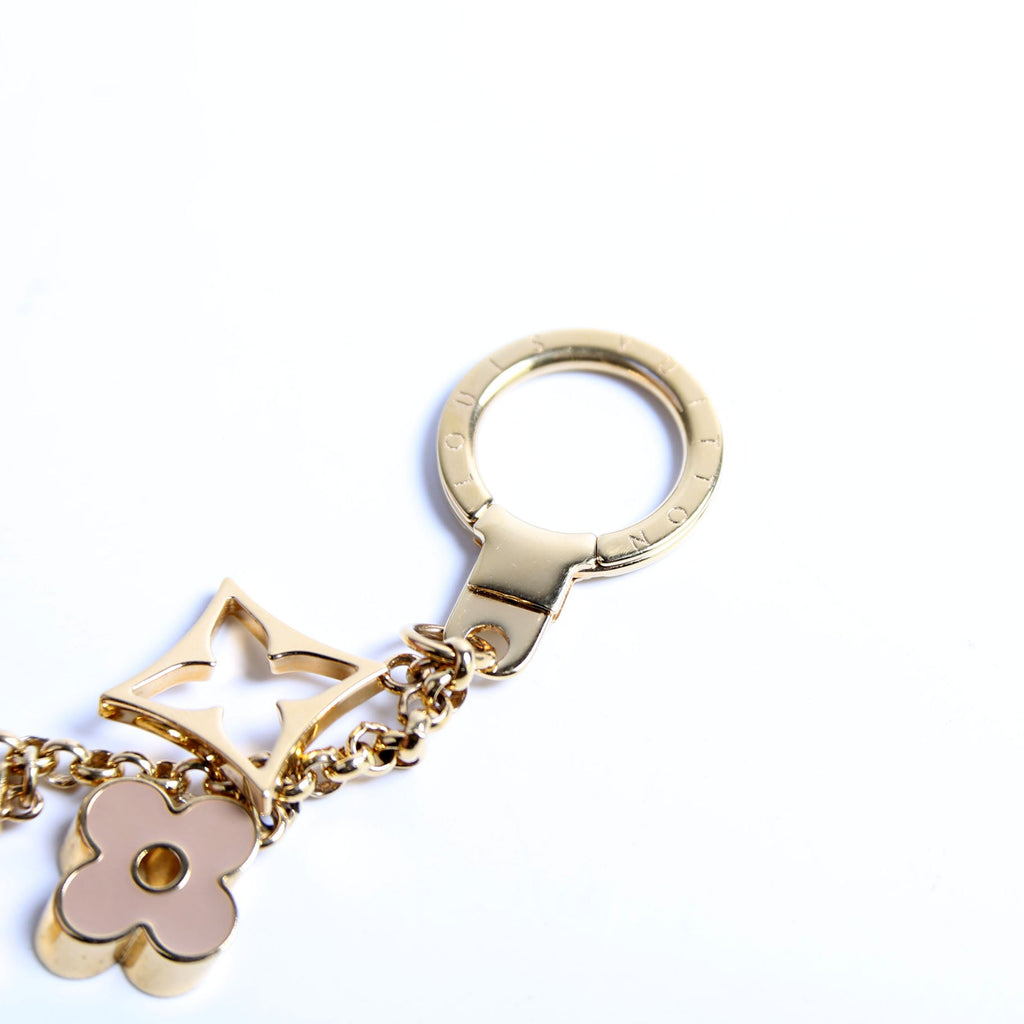 Fleur De Monogram Bag Charm Chain