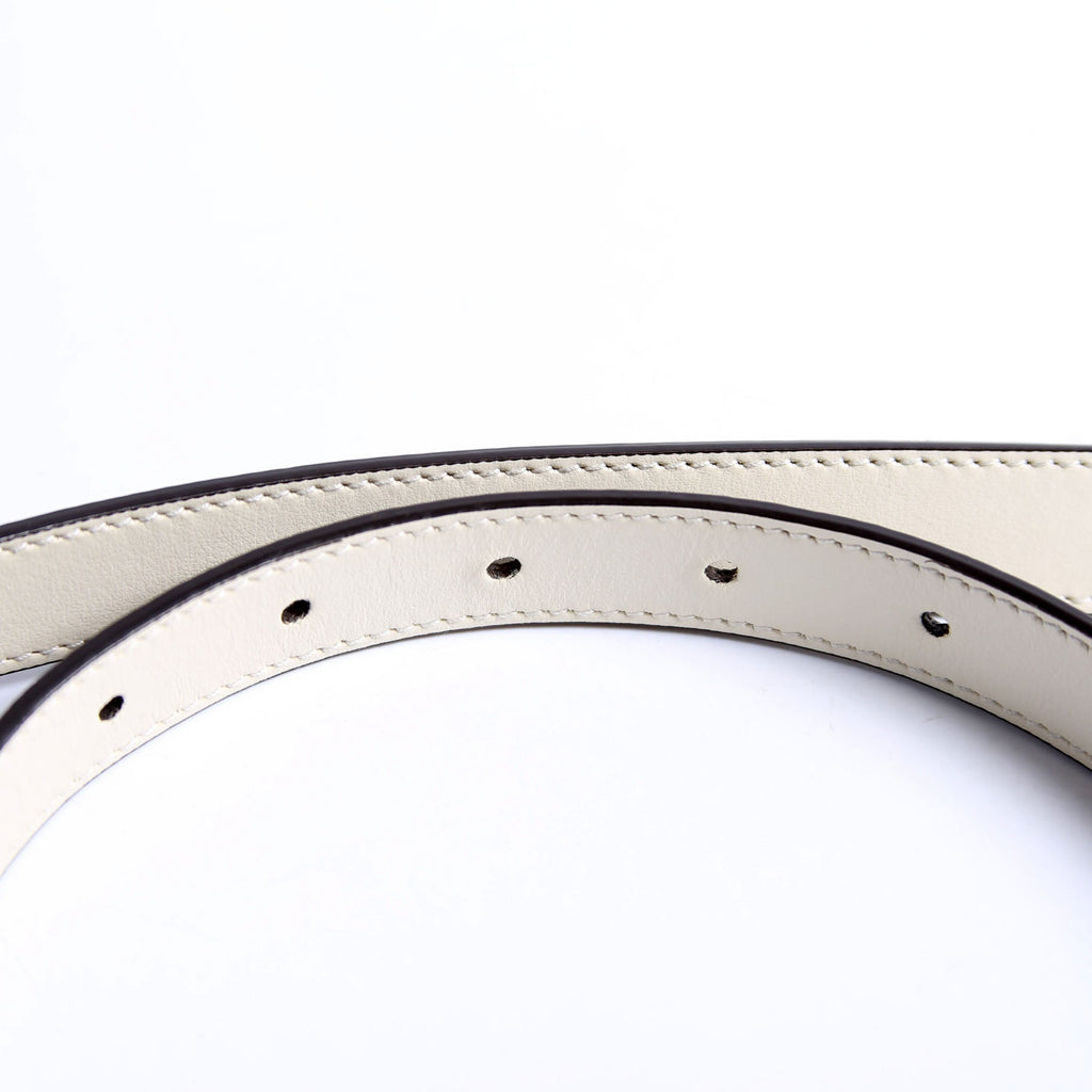 659418 GG Marmont Thin Reverse Supreme/Leather Belt Size 80/32