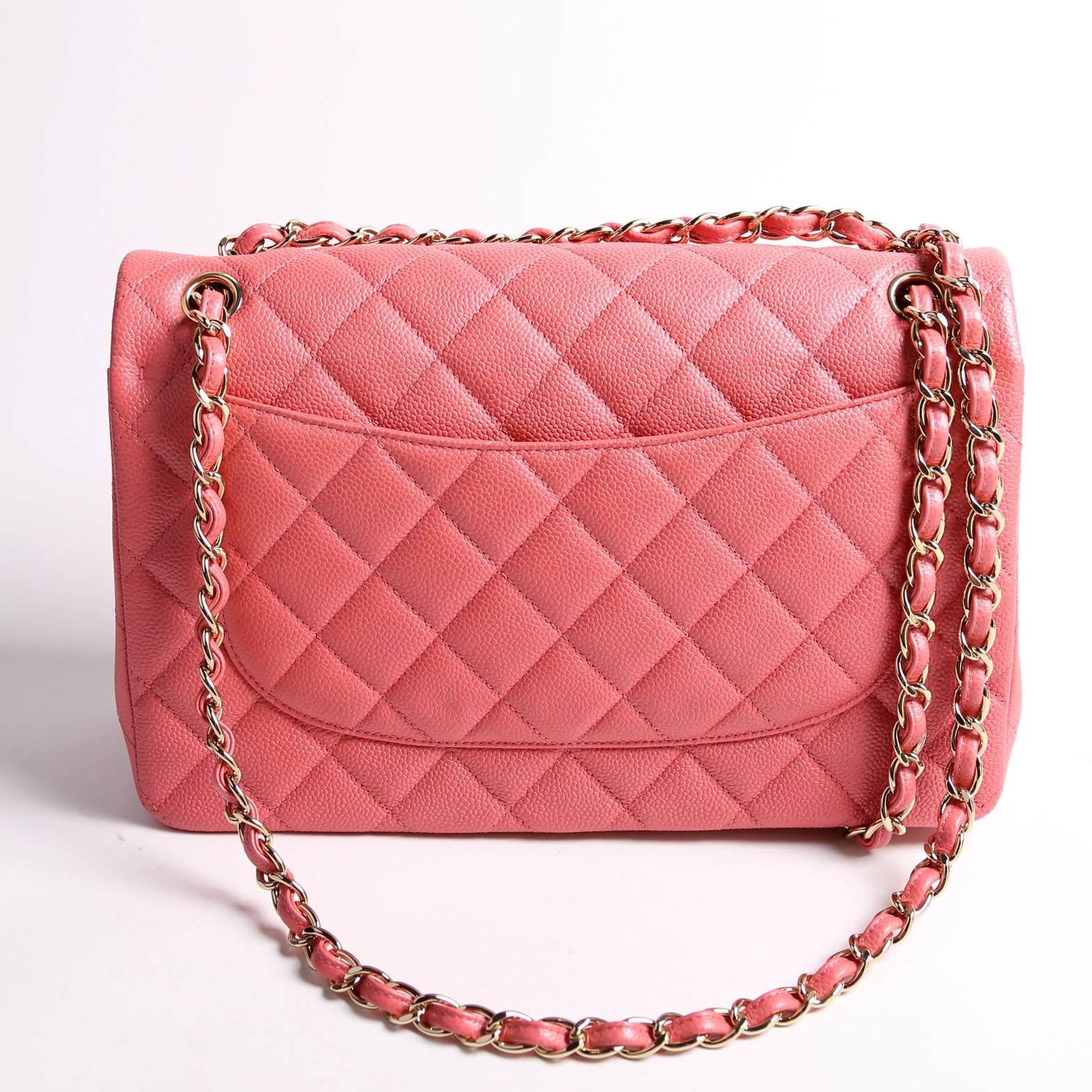 Classic Flap Jumbo Caviar 25-28M Pink