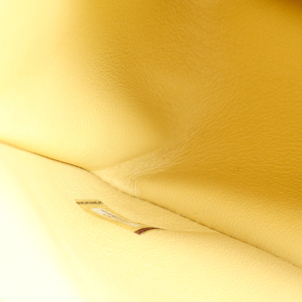 Classic Flap Jumbo Lambskin 21-24M Yellow