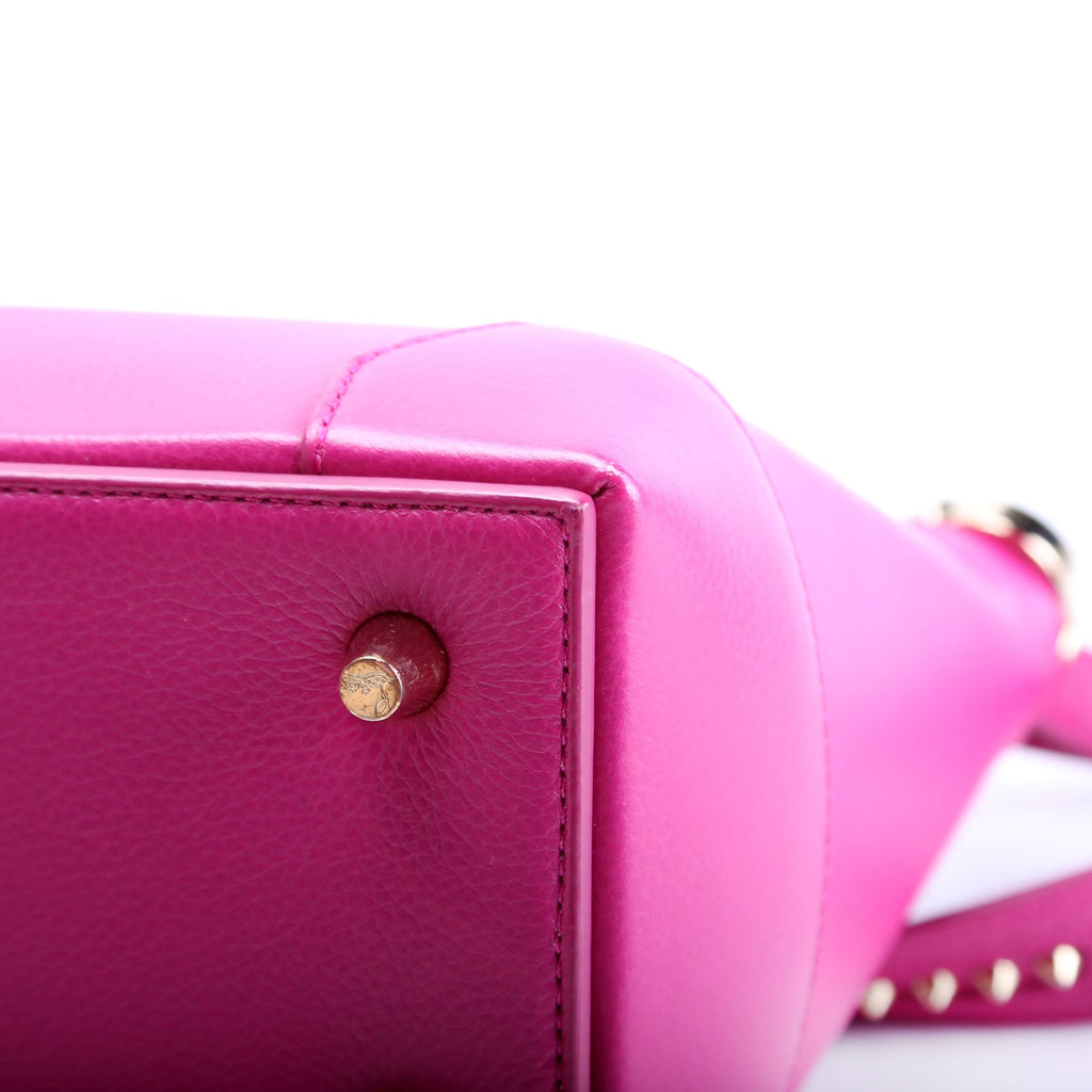 Eloise Spike Calfskin Small Satchel