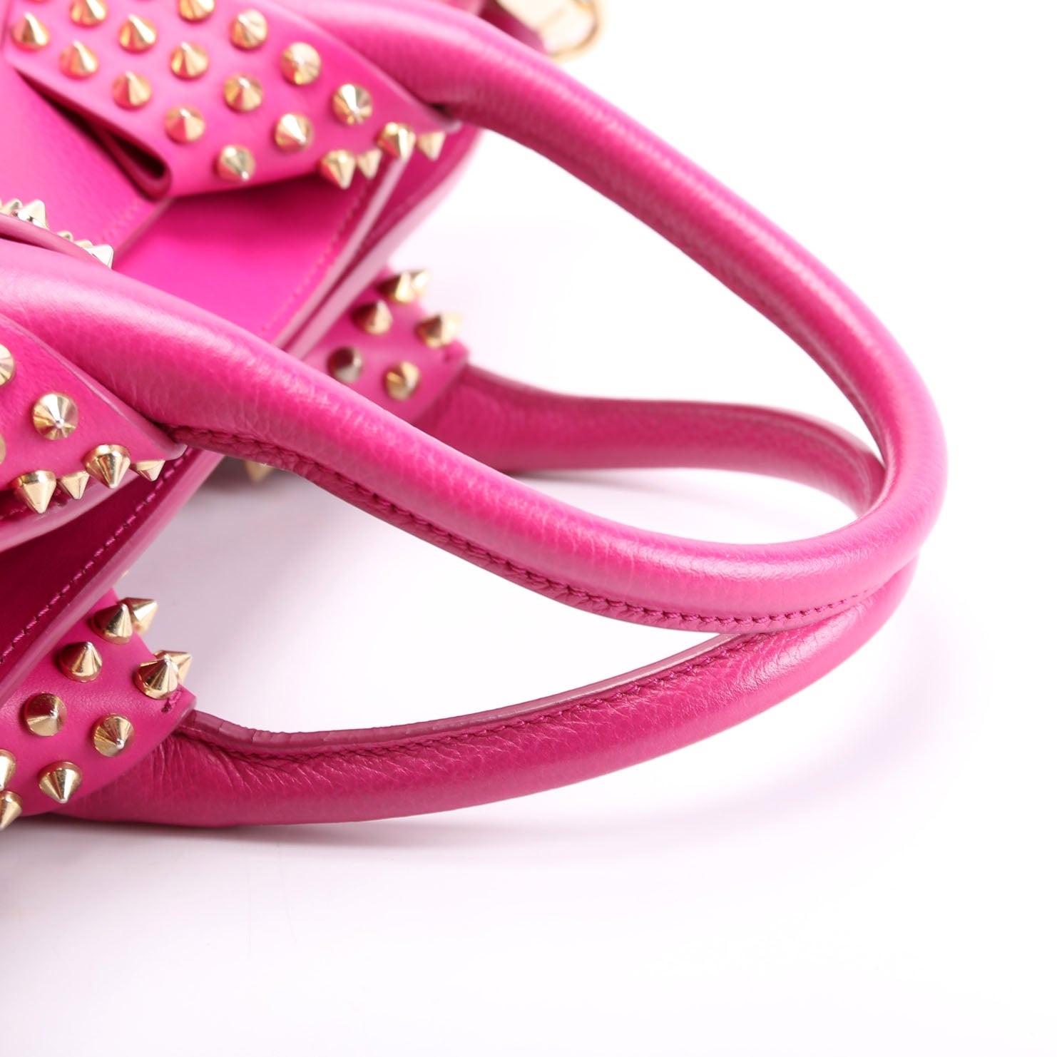 Eloise Spike Calfskin Small Satchel
