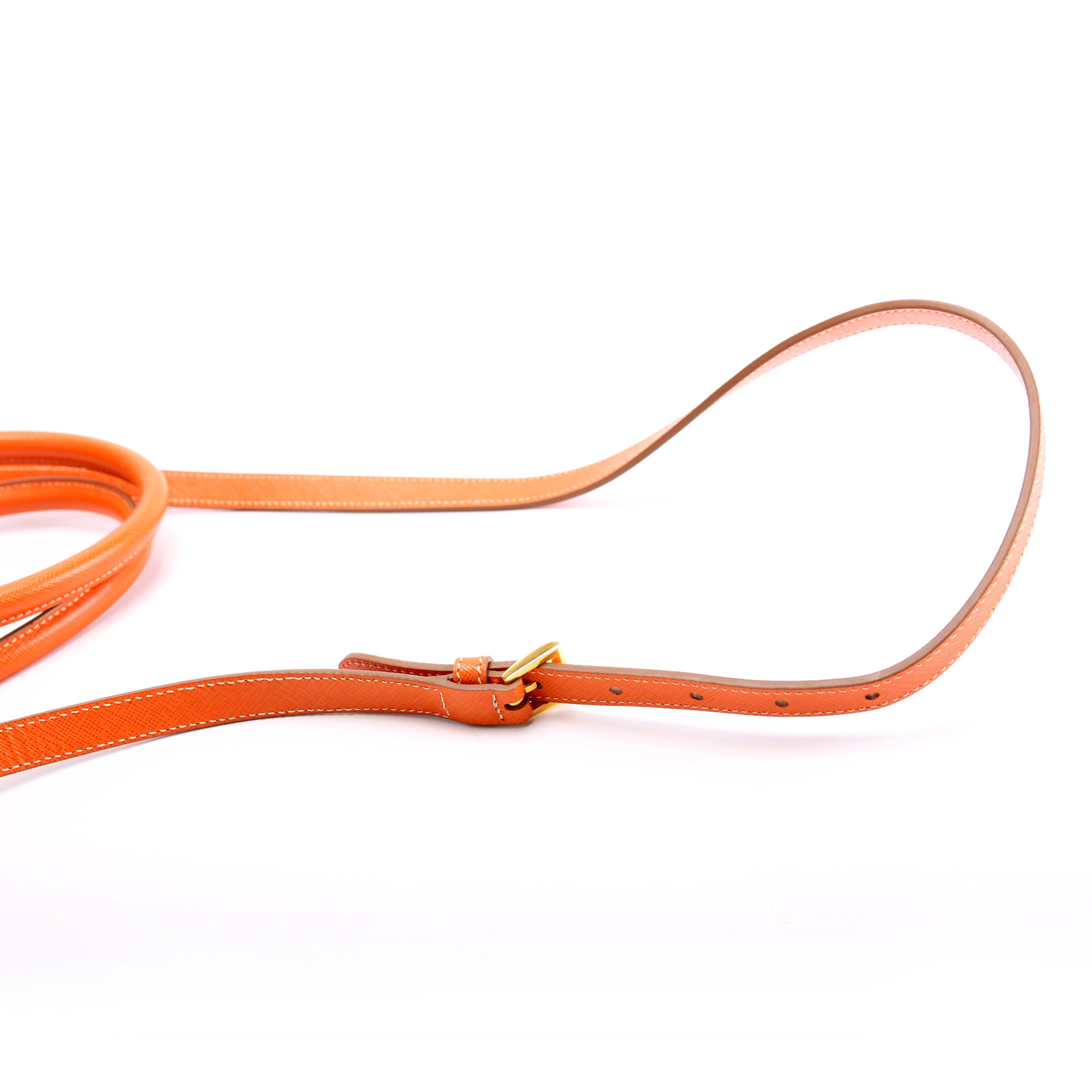 Prada Saffiano Lux Tote Medium Orange/Yellow