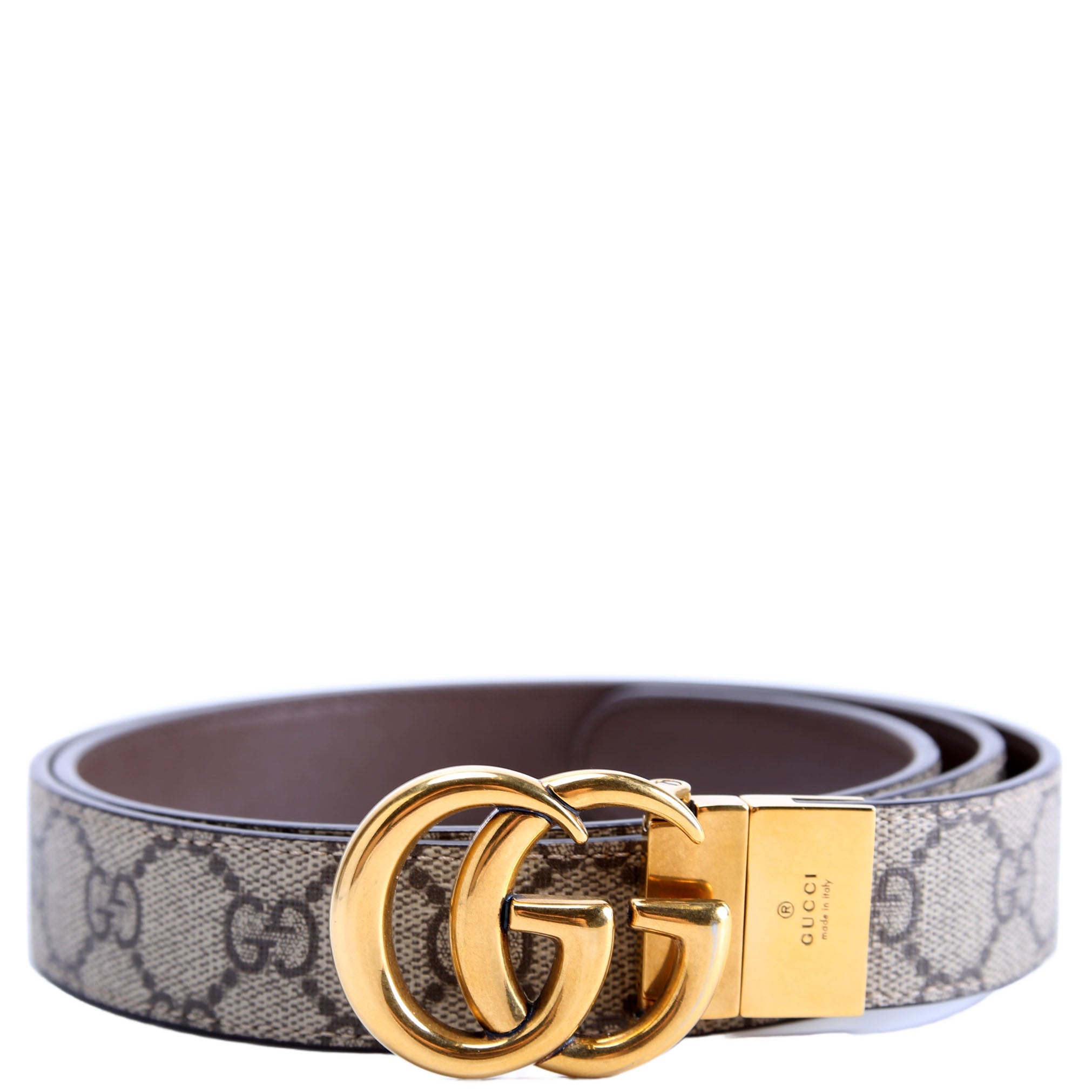 659417 GG Marmont Reversible Leather Belt Size 105/42