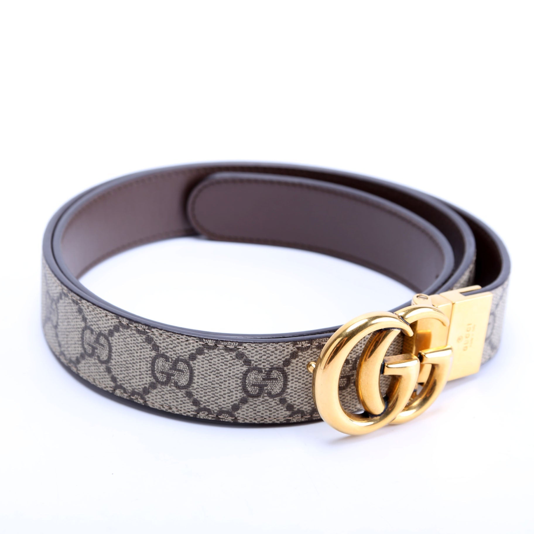 659417 GG Marmont Reversible Leather Belt Size 105/42