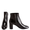 LouLou 70 Ankle Zip Booties Size 38.5 Black