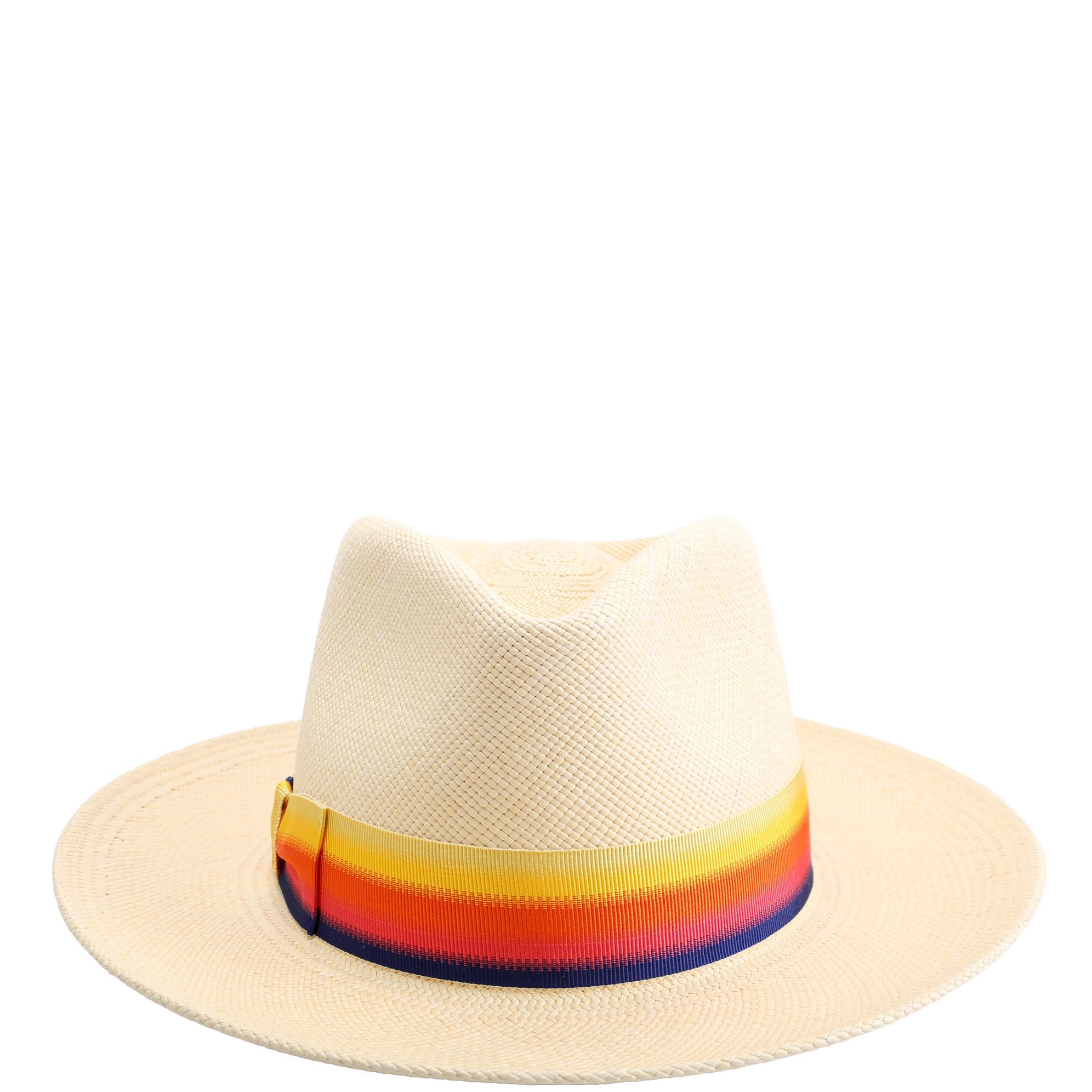 Hermes Straw Esperance Panama Hat Size 57 Beige/Multicolor