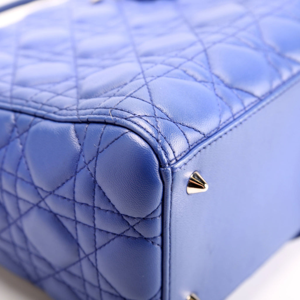 Dior Lady Dior Medium Lambskin Blue