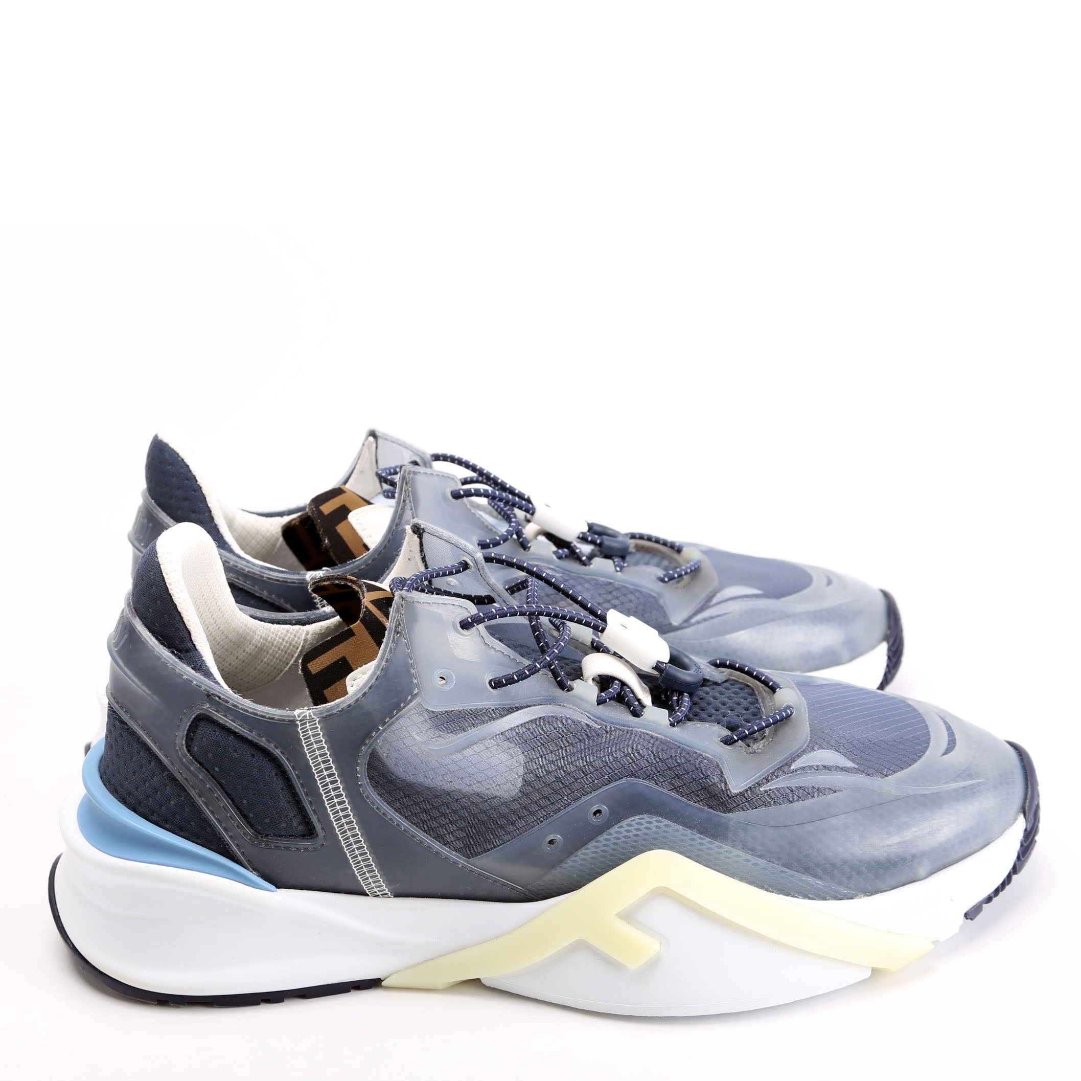 Fendi Fendi Flow Sneakers Men's Size 8 (Women's 40.5) Slate
