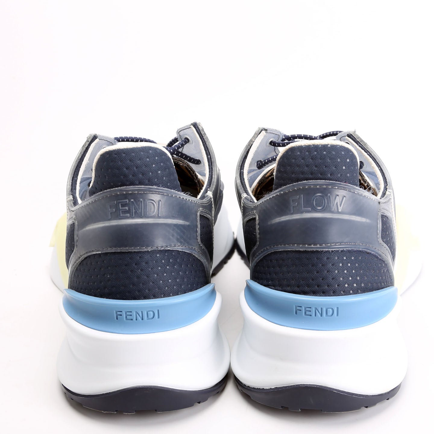 Fendi Fendi Flow Sneakers Men's Size 8 (Women's 40.5) Slate