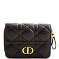 Caro Compact Wallet Black