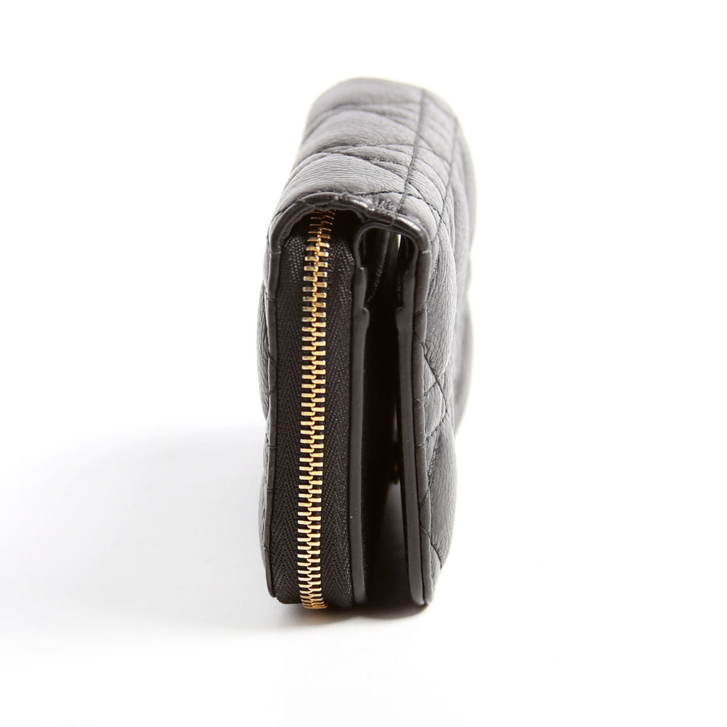 Caro Compact Wallet Black