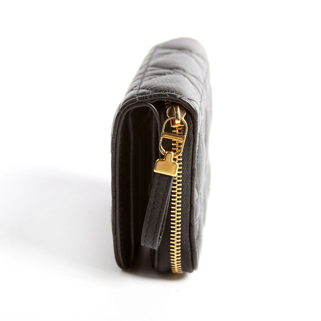 Caro Compact Wallet Black