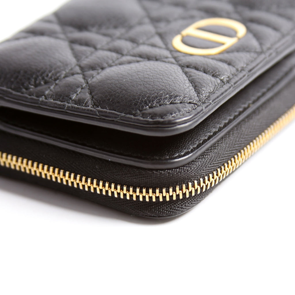 Caro Compact Wallet Black