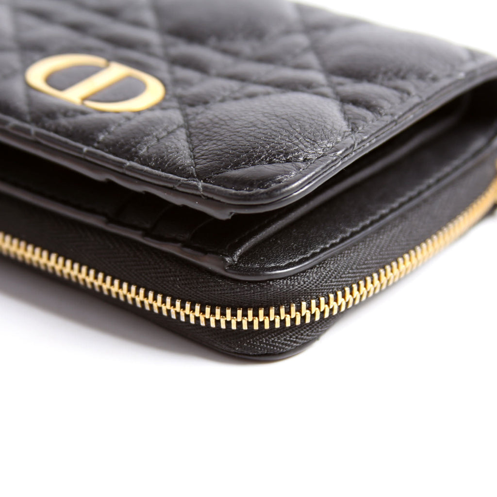 Caro Compact Wallet Black