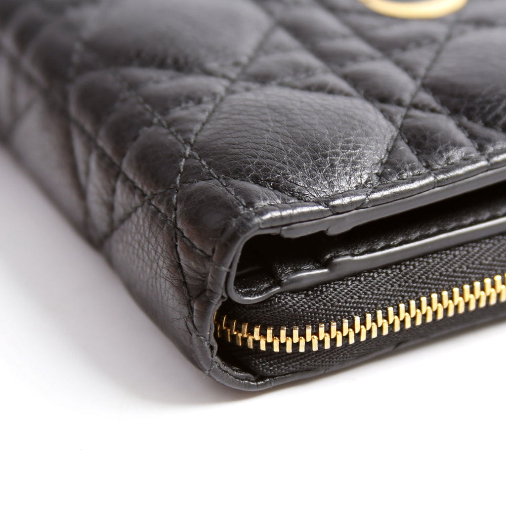 Caro Compact Wallet Black