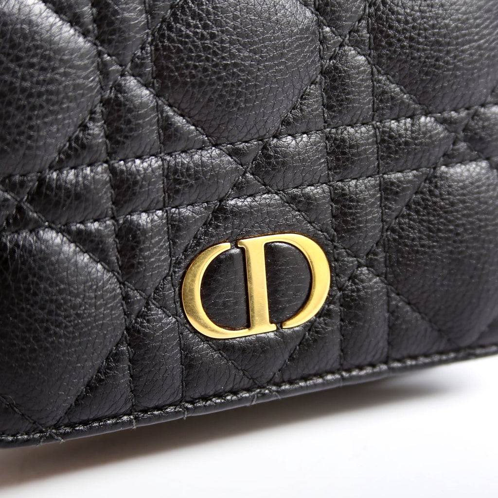 Caro Compact Wallet Black