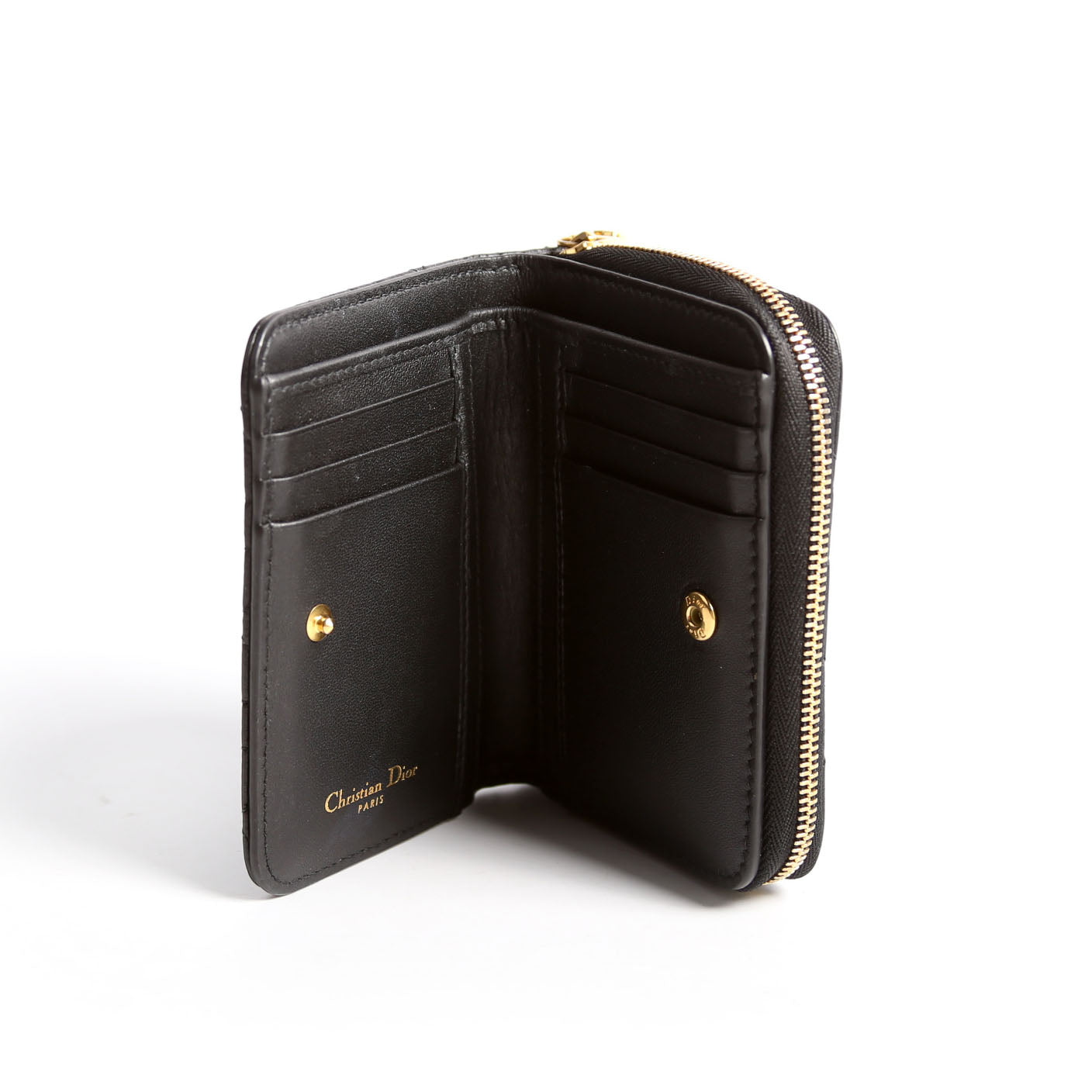 Caro Compact Wallet Black