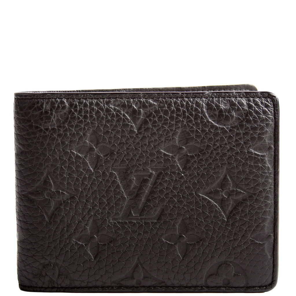 Mens Multiple Wallet Taurillon Black