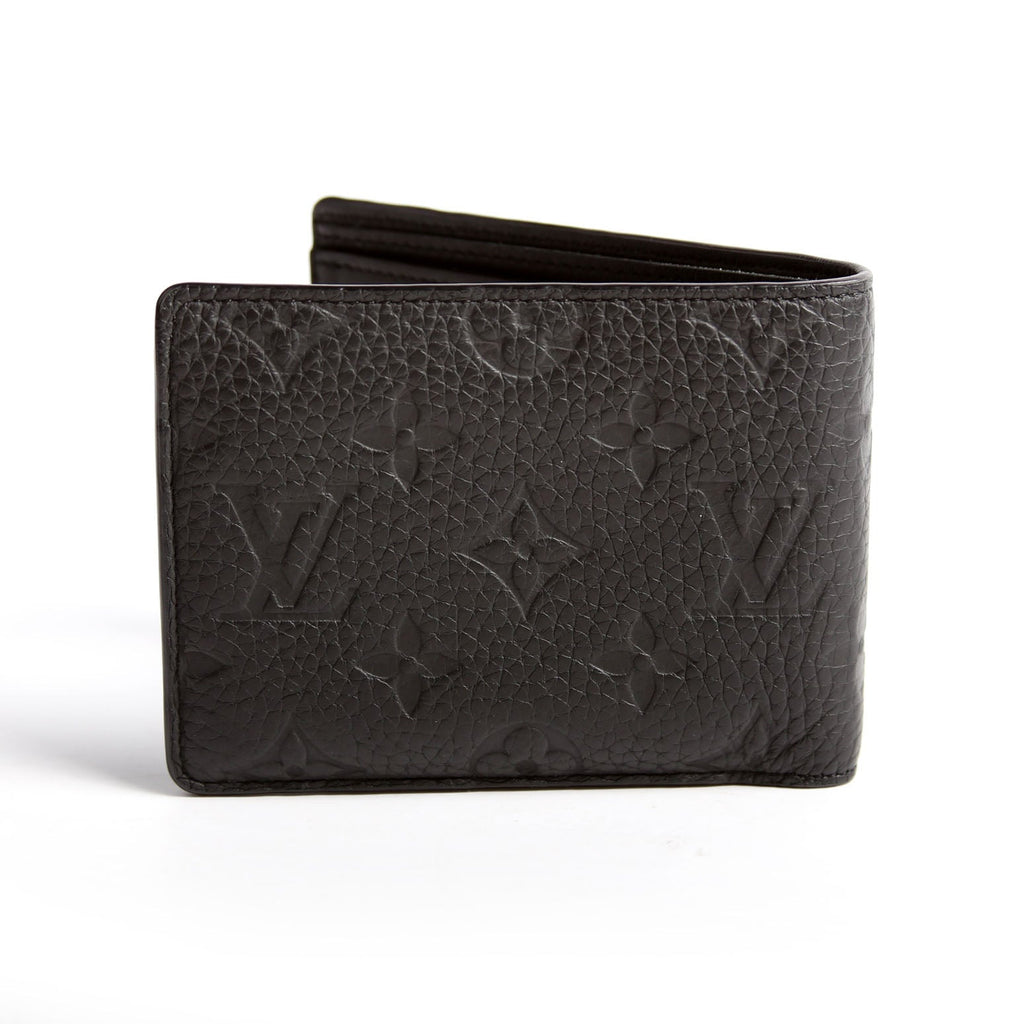 Mens Multiple Wallet Taurillon Black