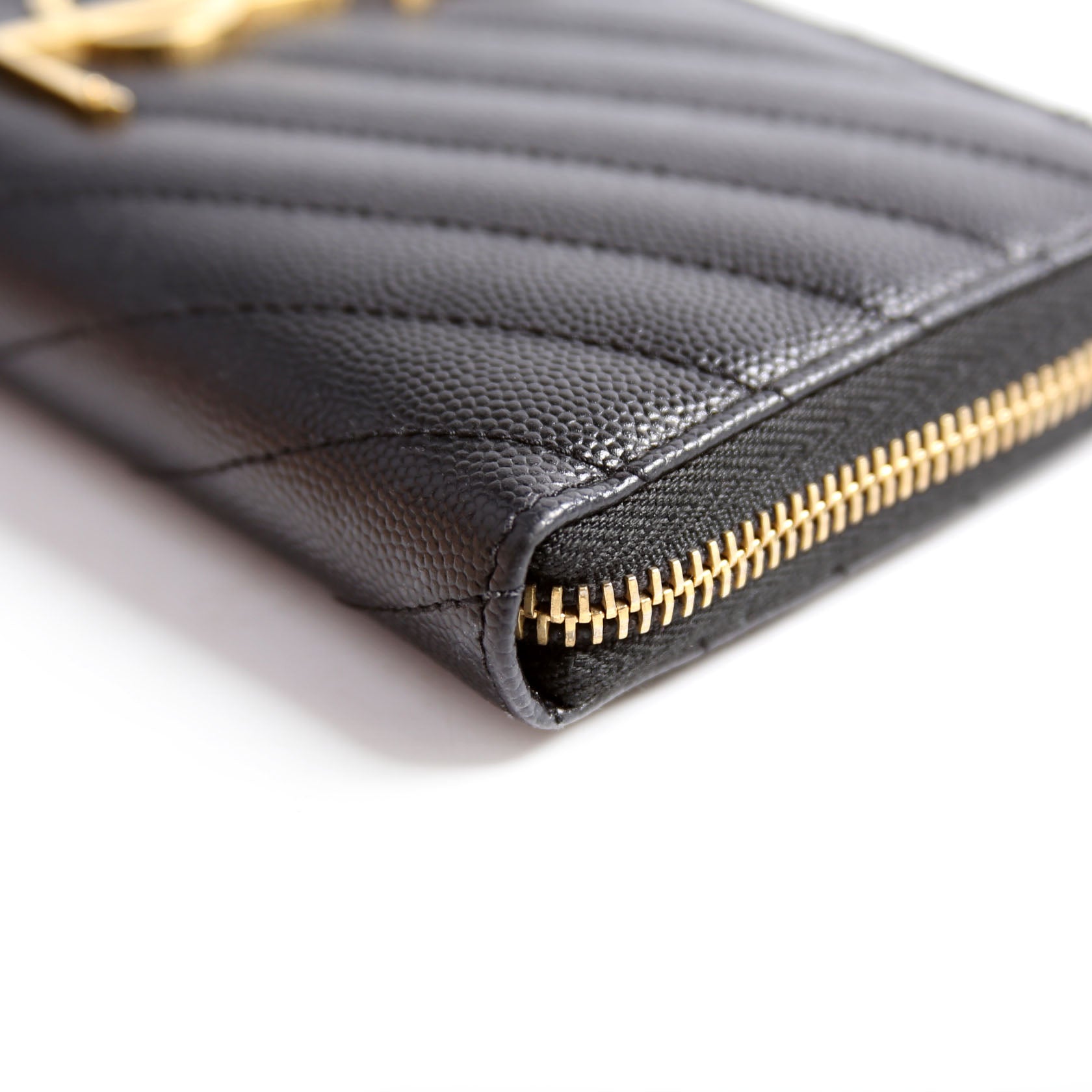 Grain De Poudre Zip Around Wallet 358094 Black