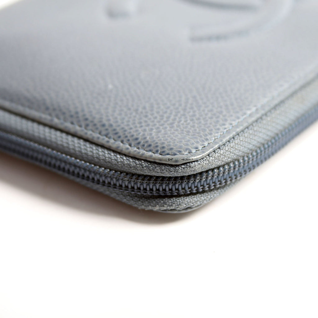 Timeless CC Zip Around Organizer Wallet 17M Slate