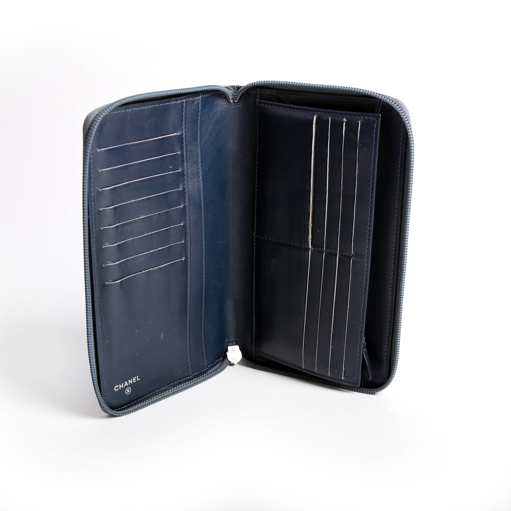 Timeless CC Zip Around Organizer Wallet 17M Slate