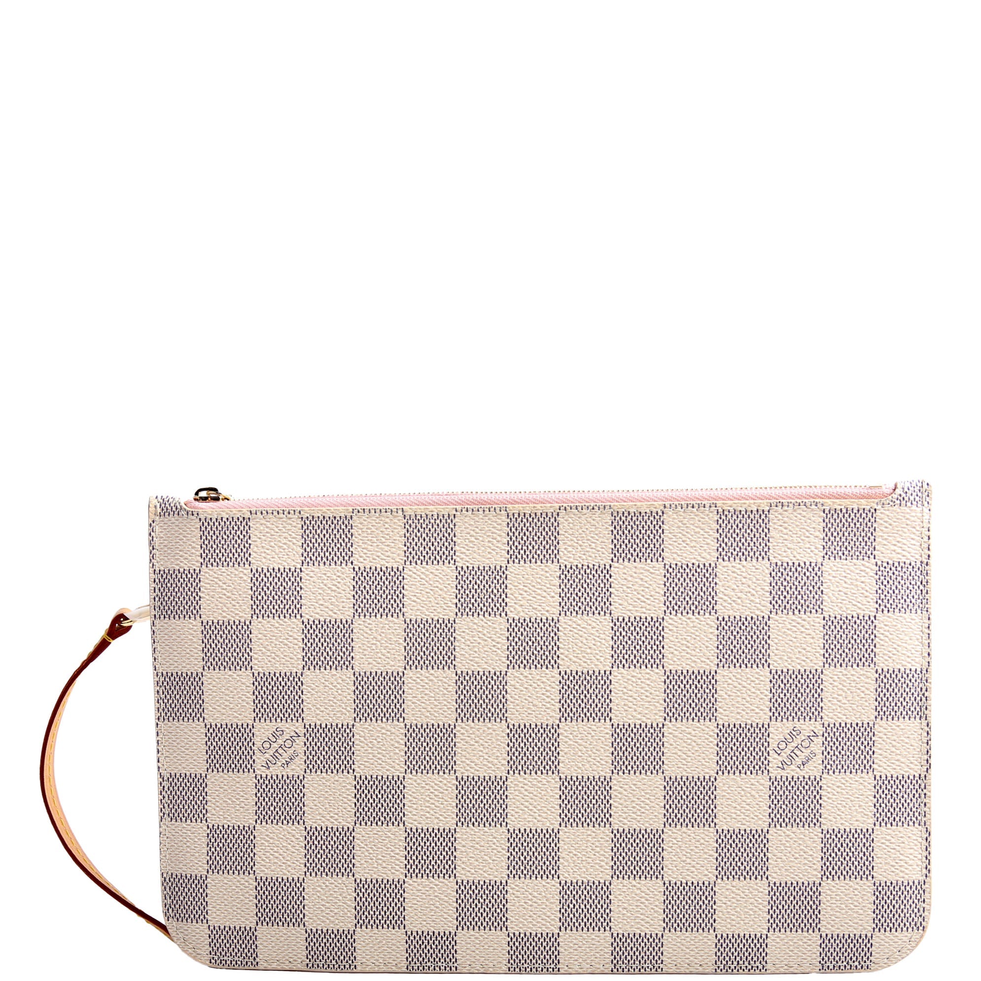 Pochette Only Damier Azur Neverfull Pink