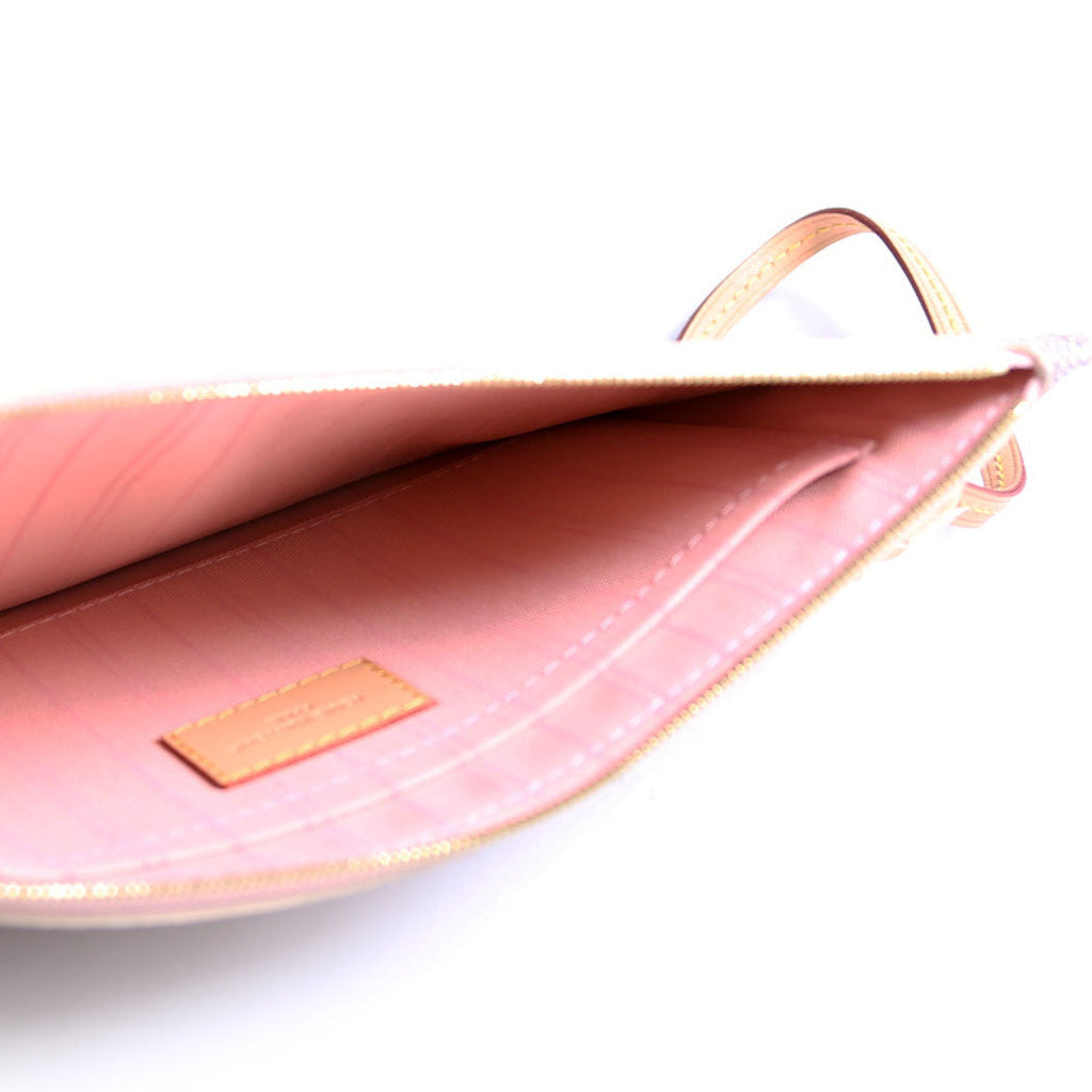 Pochette Only Damier Azur Neverfull Pink
