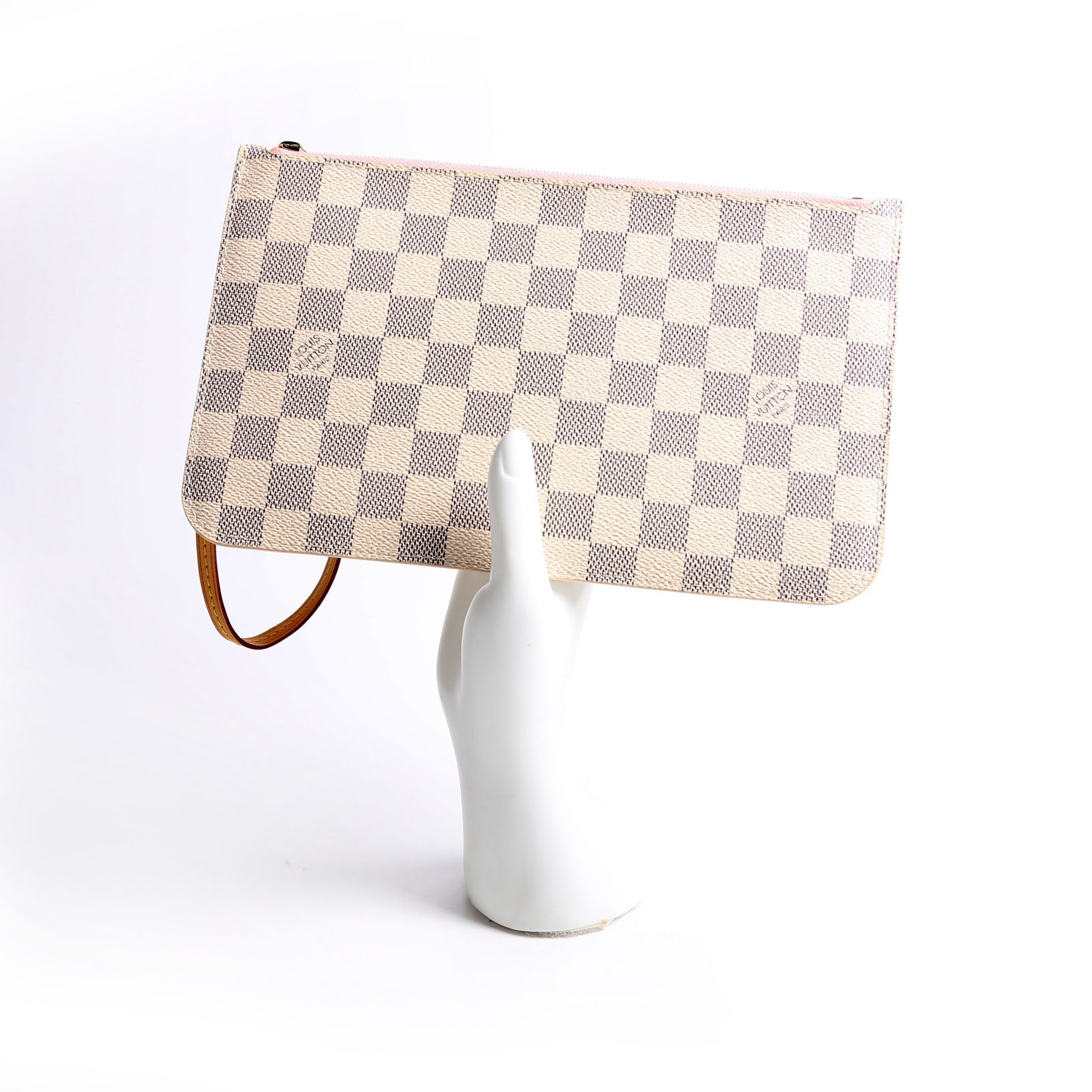 Pochette Only Damier Azur Neverfull Pink