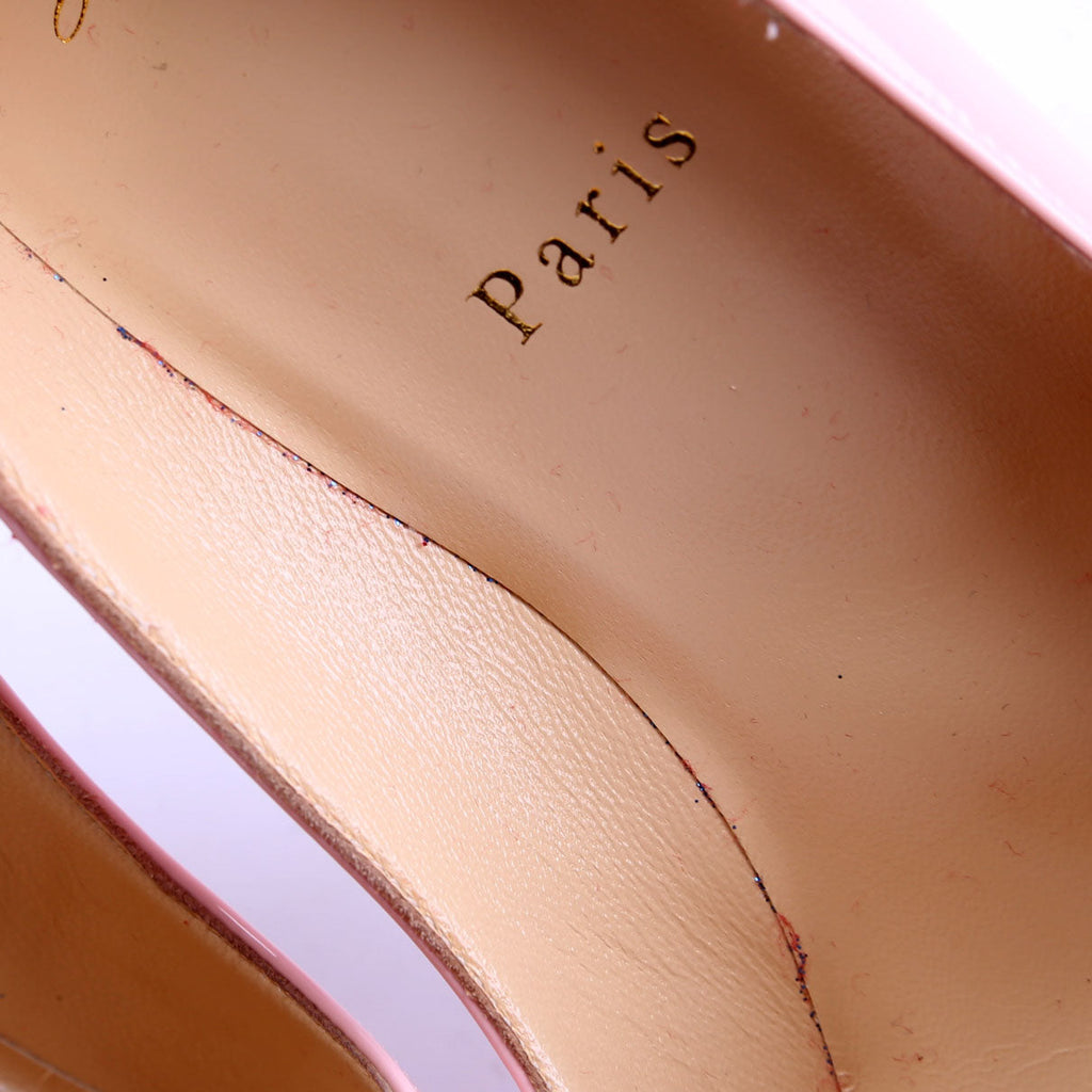Pigalle Patent 120MM Size 39.5 Pink