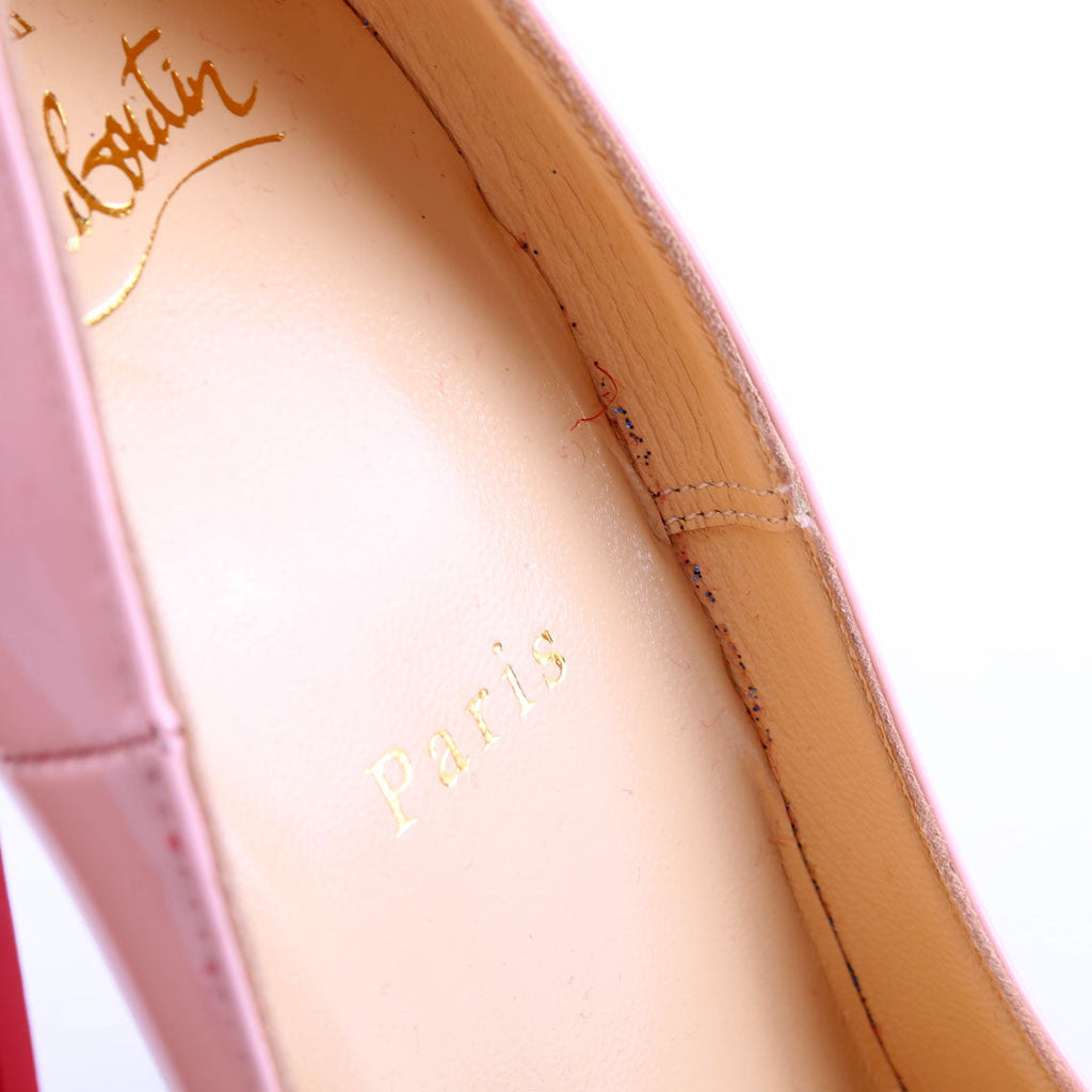Pigalle Patent 120MM Size 39.5 Pink