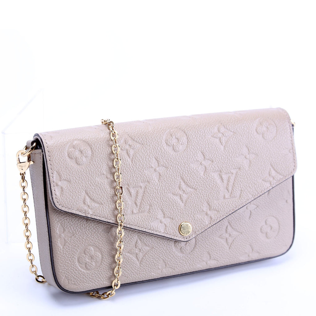 Pochette Felicie Empreinte Turtledove