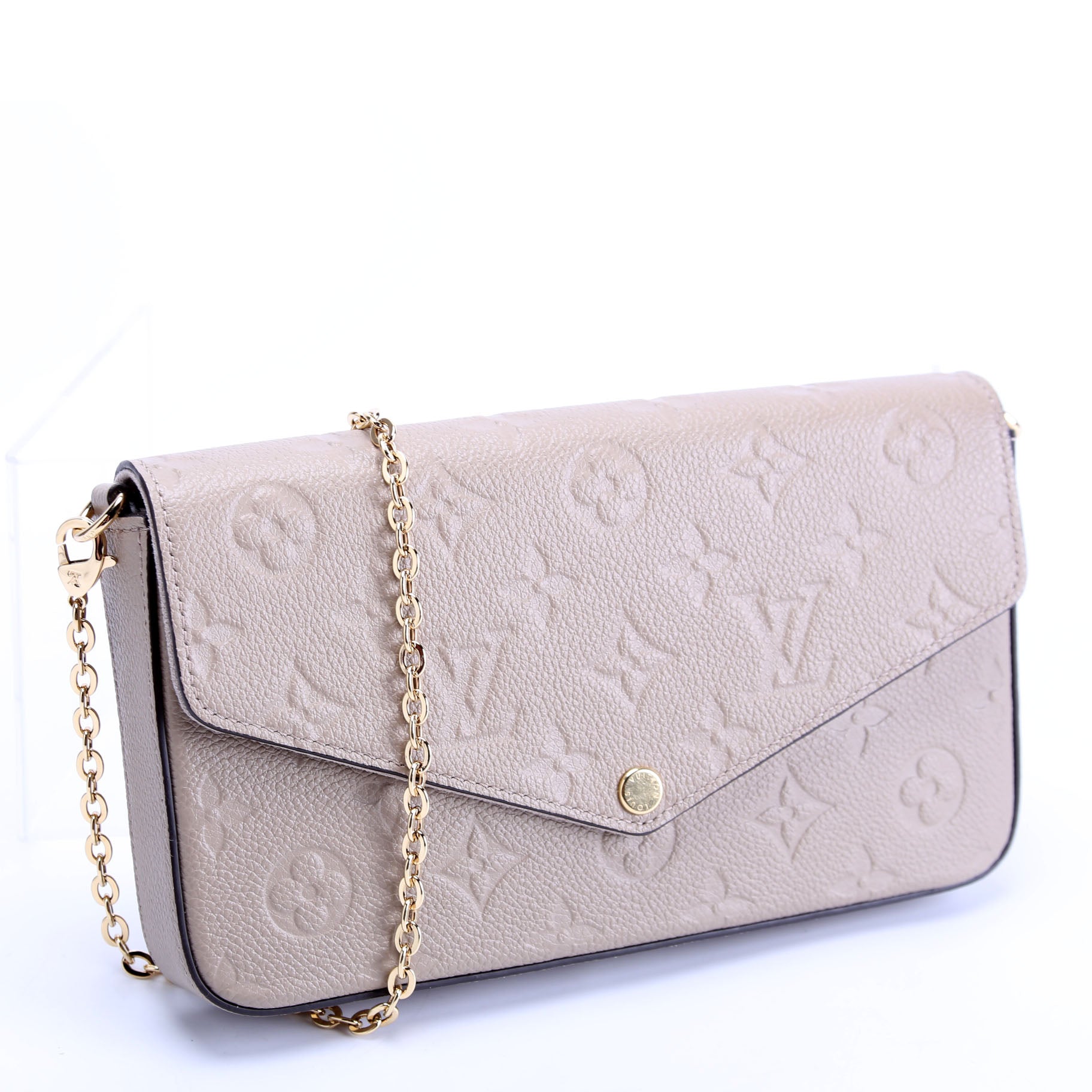 Pochette Felicie Empreinte Turtledove